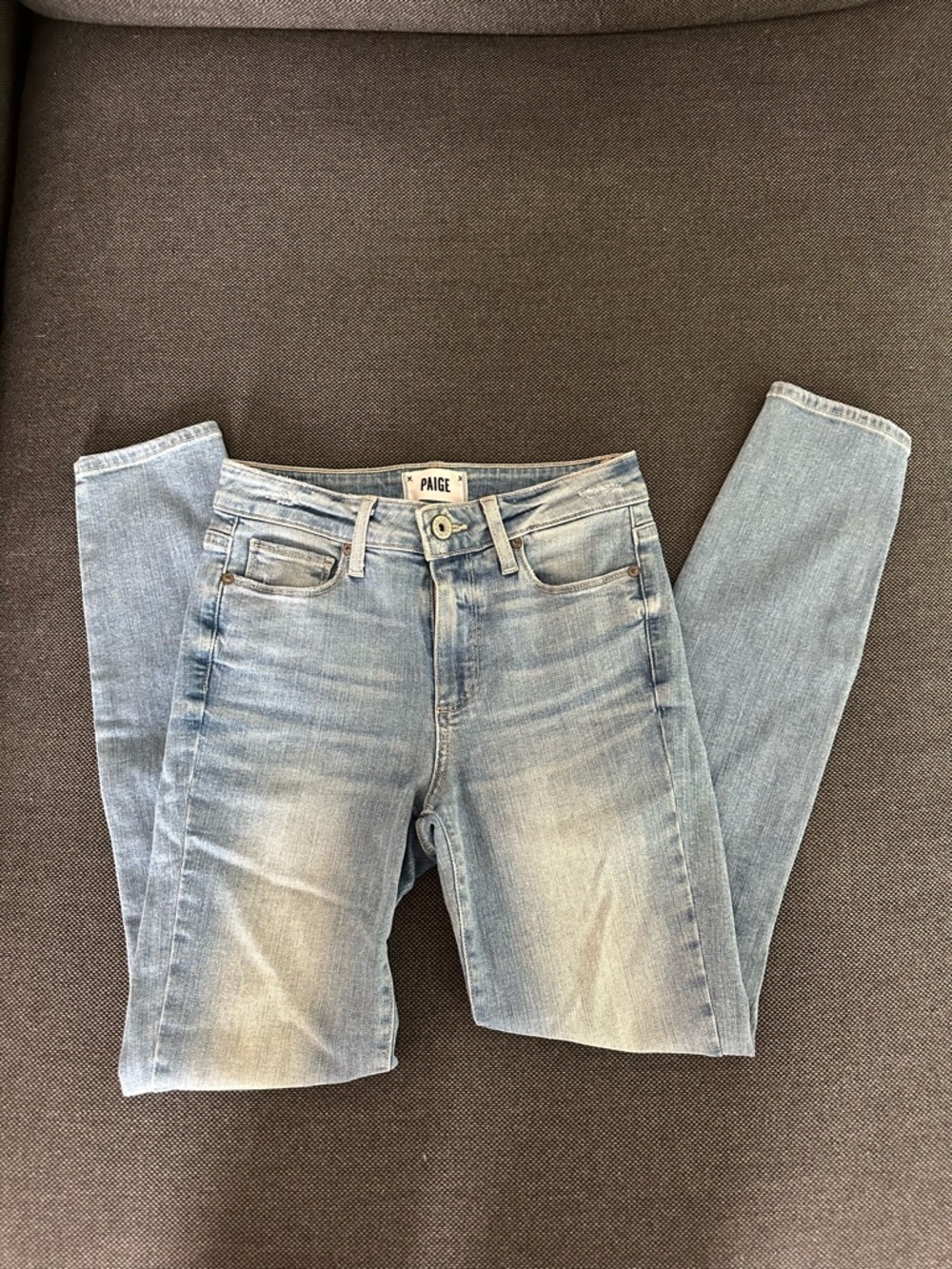 PAIGE Light Wash Women's Skinny Jeans